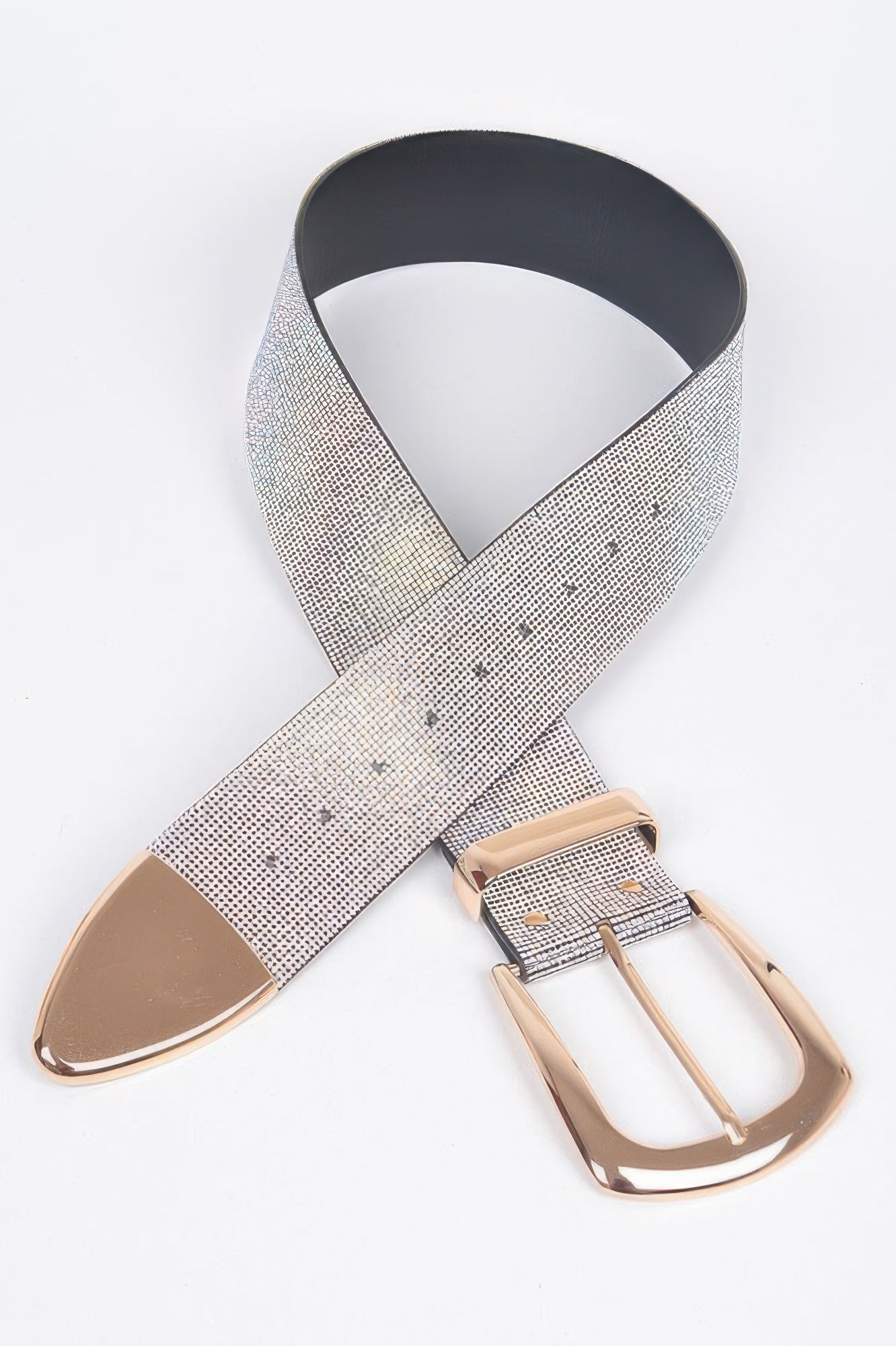 Multi Metal Rhinestone Belt - Crowned Energy CO.