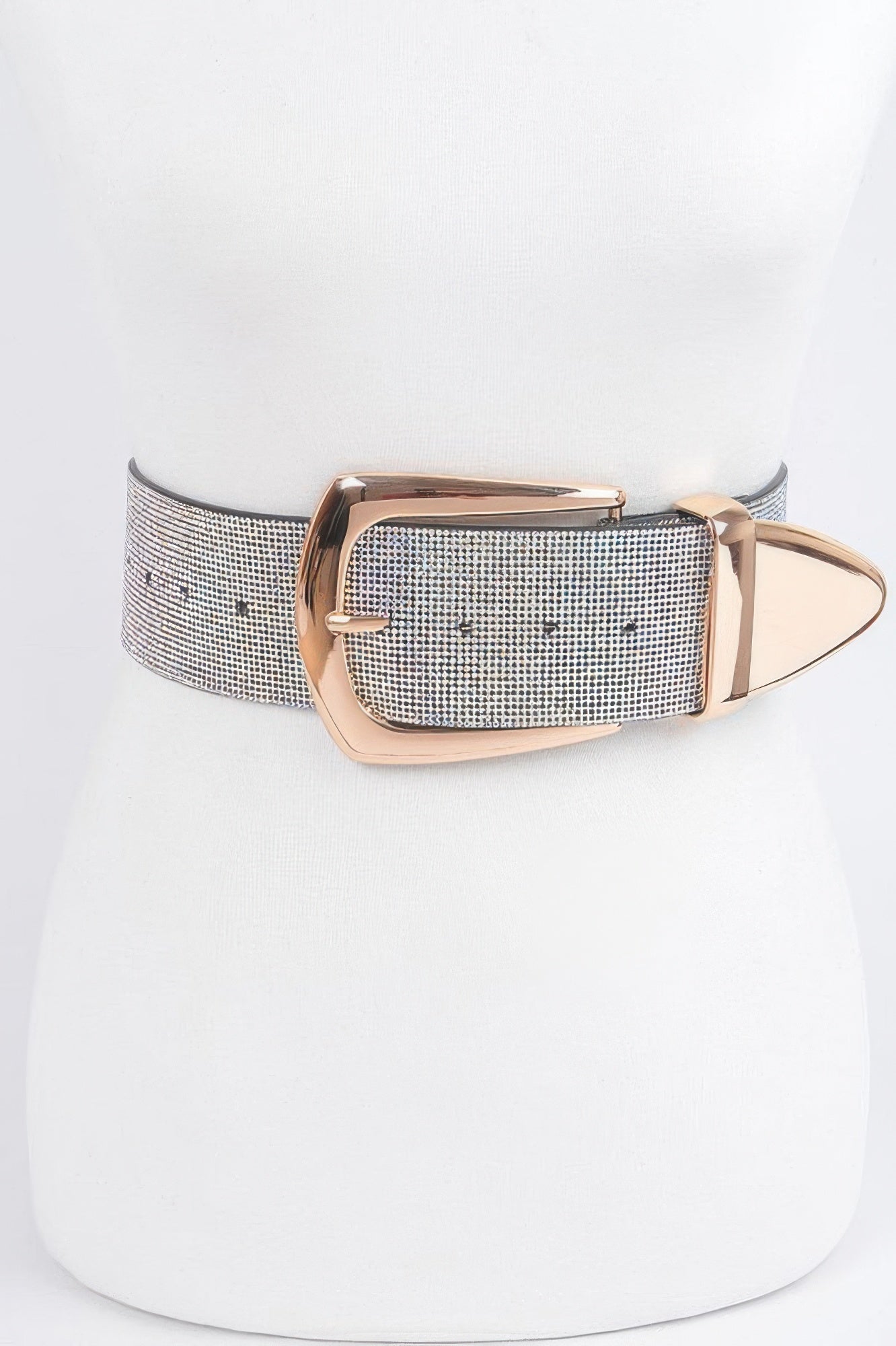 Multi Metal Rhinestone Belt - Crowned Energy CO.