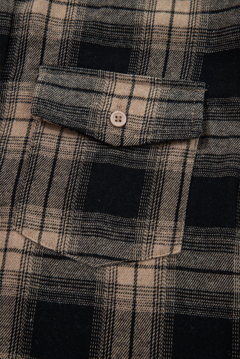 Crowned Energy CO. Multicolour / S / 62.7%Polyester+37.3%Cotton Dear-Lover Dropshipping Outerwear/Plaid Shackets Multicolour Retro Plaid Double Flap Pocket Brushed Shacket