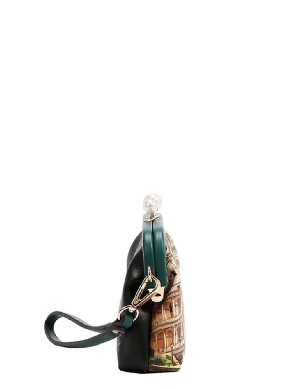 Crowned Energy CO. Black / One Size Trendsi Hand Bag Nicole Lee USA Chelsea Pearl Kiss-Lock Coin Purse