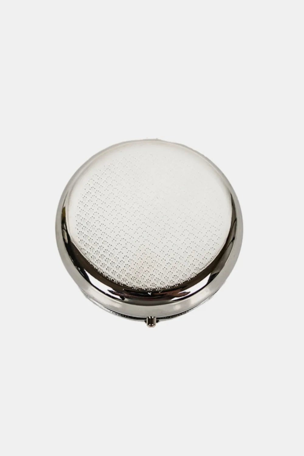 Nicole Lee USA Print Metallic Circular Small Pill Case - Crowned Energy CO.