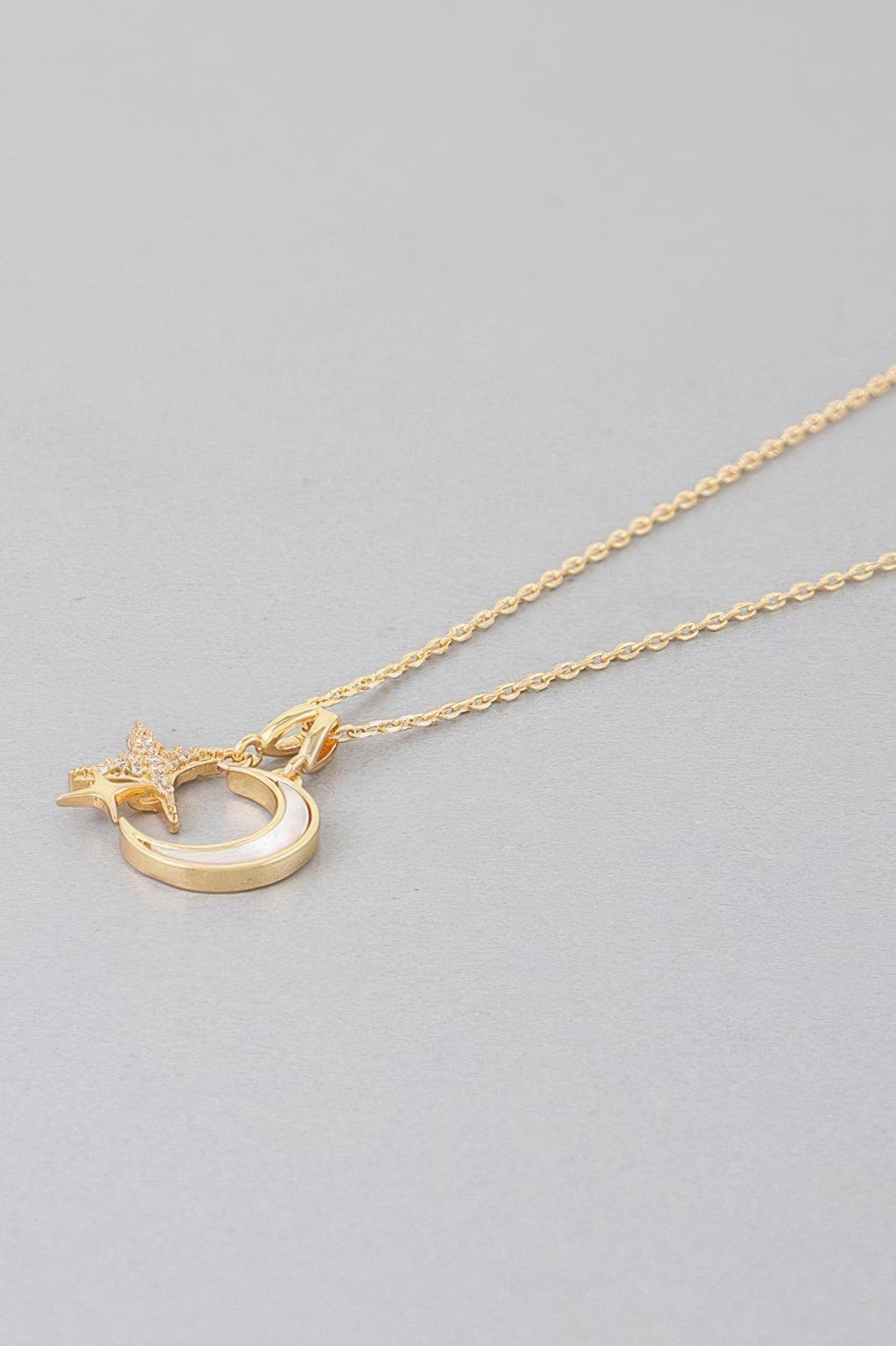 Crowned Energy CO. Gold Cream CCWHOLESALECLOTHING Necklaces Night Sky Pendant Necklace