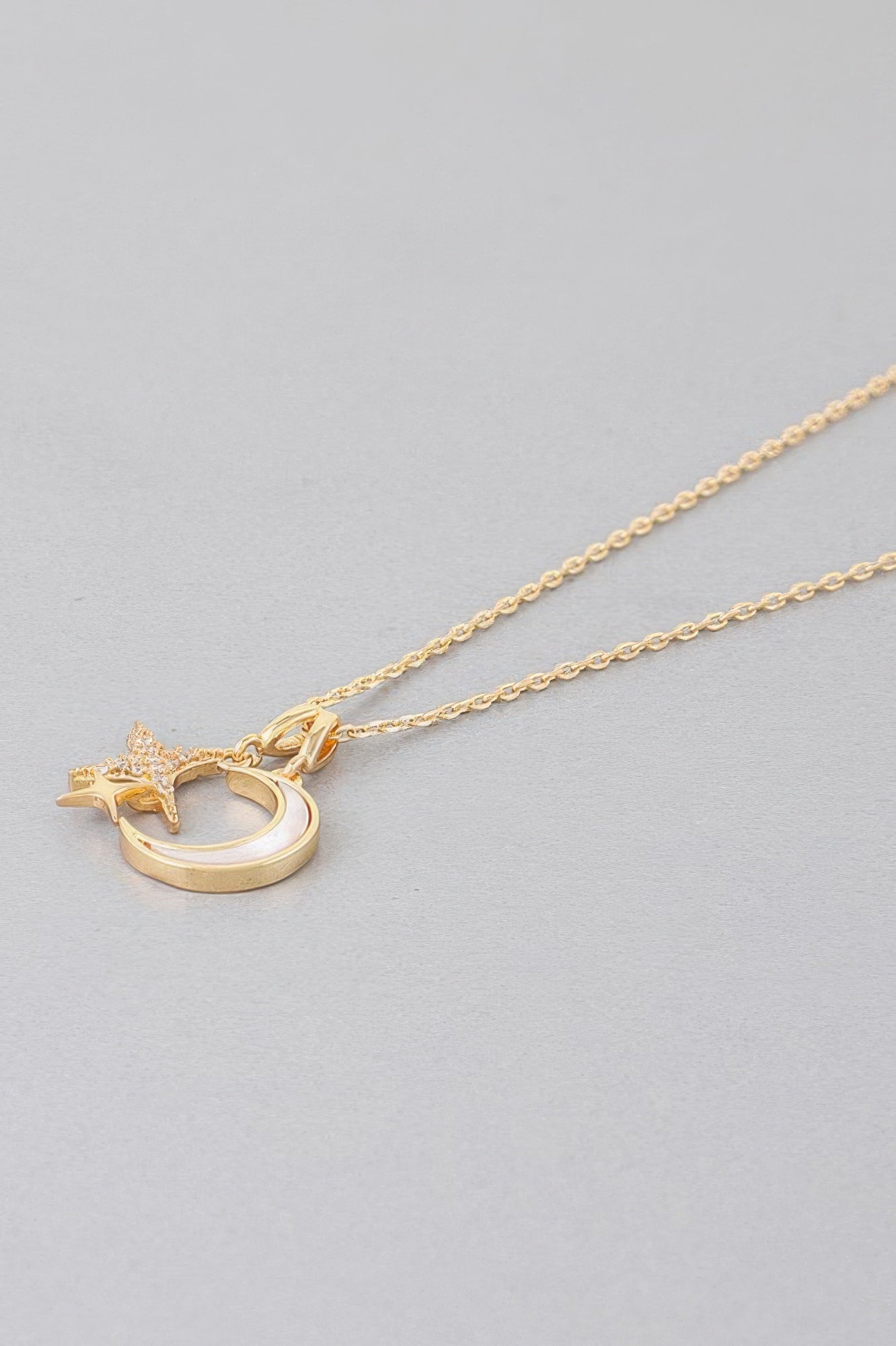 Crowned Energy CO. Gold Cream CCWHOLESALECLOTHING Necklaces Night Sky Pendant Necklace