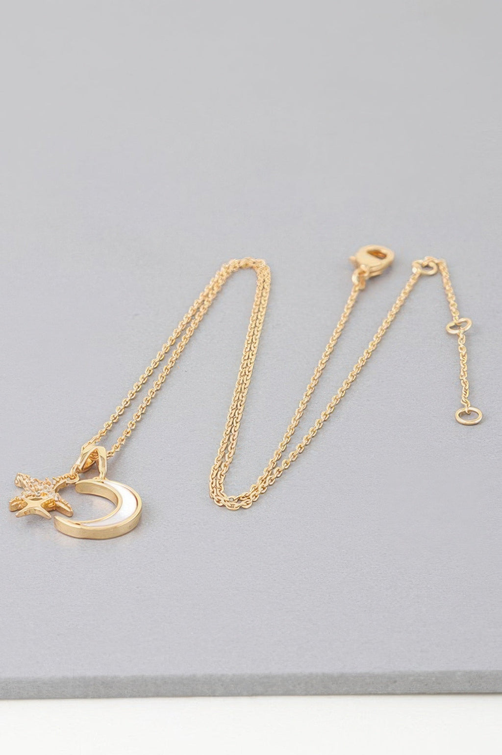 Crowned Energy CO. Gold Cream CCWHOLESALECLOTHING Necklaces Night Sky Pendant Necklace