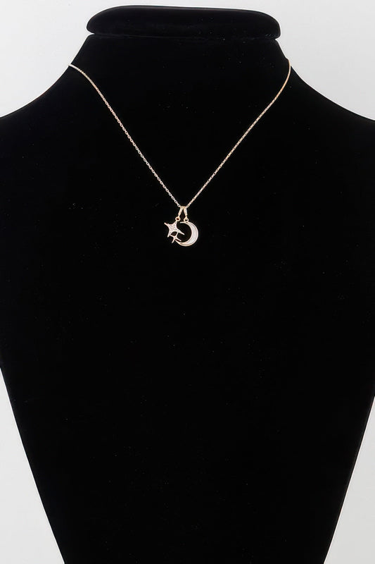 Crowned Energy CO. Gold Cream CCWHOLESALECLOTHING Necklaces Night Sky Pendant Necklace