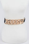 Oversized Chain Plus Size Stretch Belt - Crowned Energy CO.