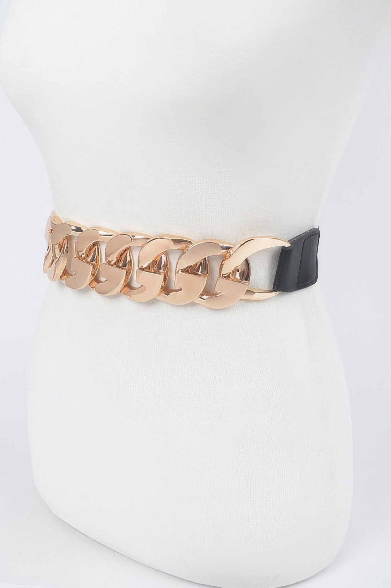 Oversized Chain Plus Size Stretch Belt - Crowned Energy CO.