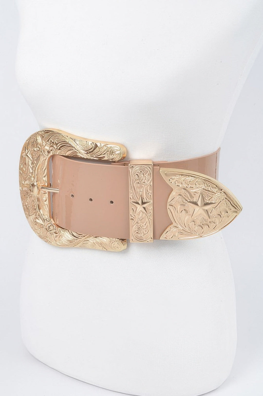 Oversized Multi Metal Plus Size Waist Enamel Belt - Crowned Energy CO.