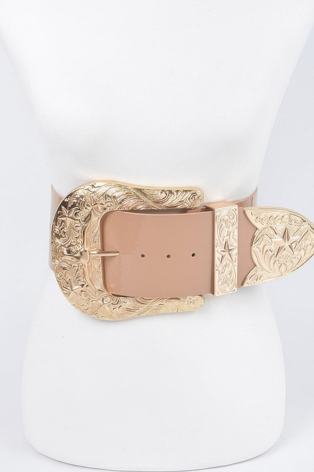 Oversized Multi Metal Plus Size Waist Enamel Belt - Crowned Energy CO.
