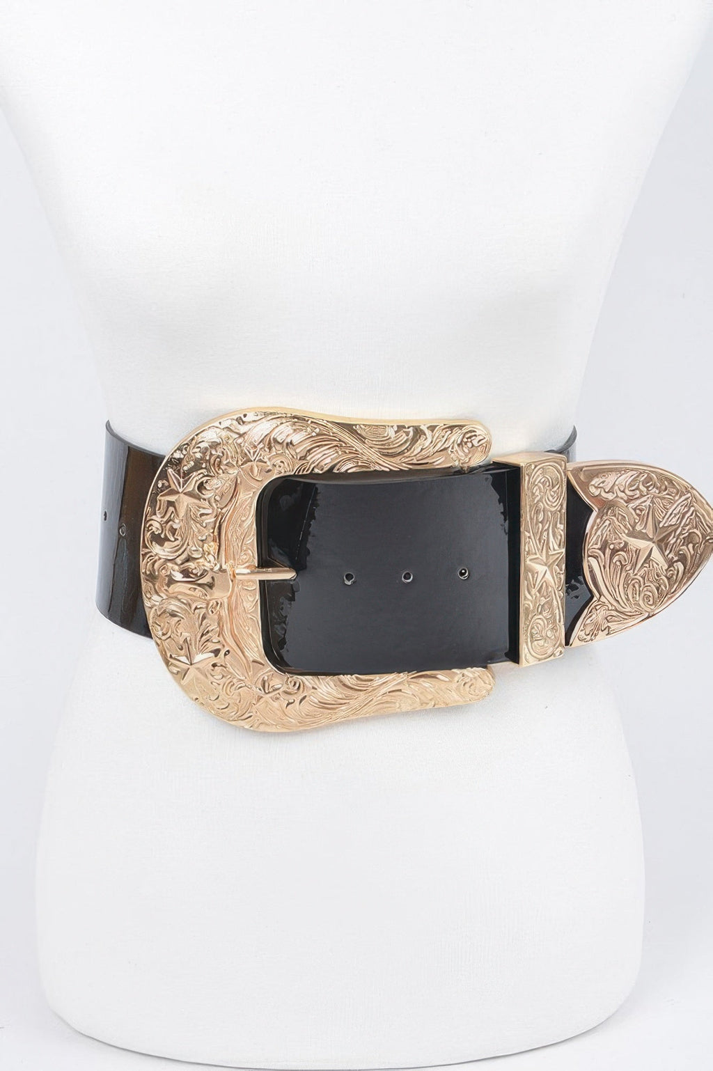 Oversized Multi Metal Plus Size Waist Enamel Belt - Crowned Energy CO.