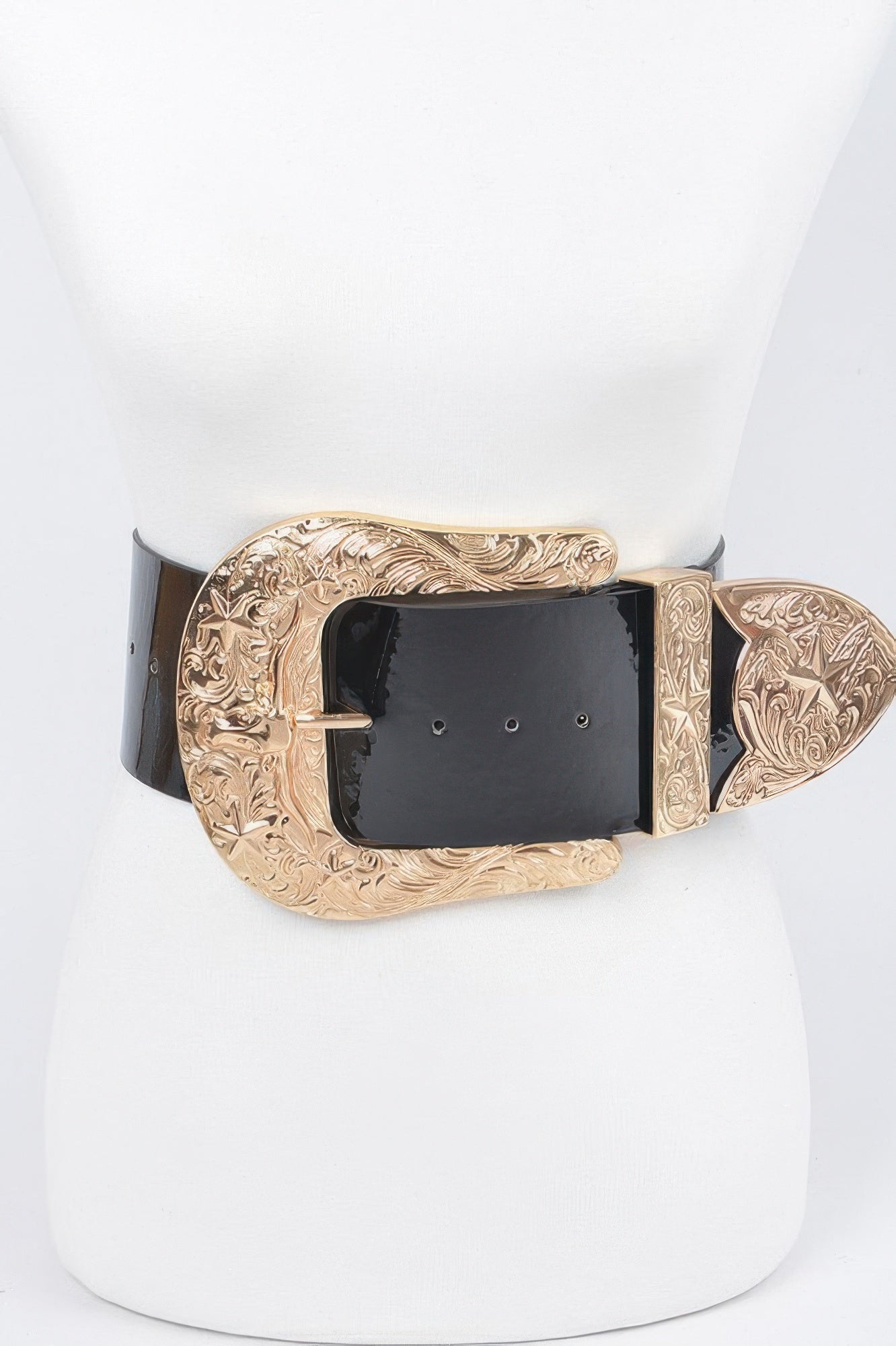 Oversized Multi Metal Plus Size Waist Enamel Belt - Crowned Energy CO.