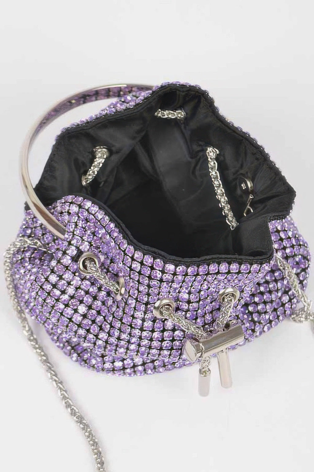 Oversized Rhinestone Clutch - Crowned Energy CO.