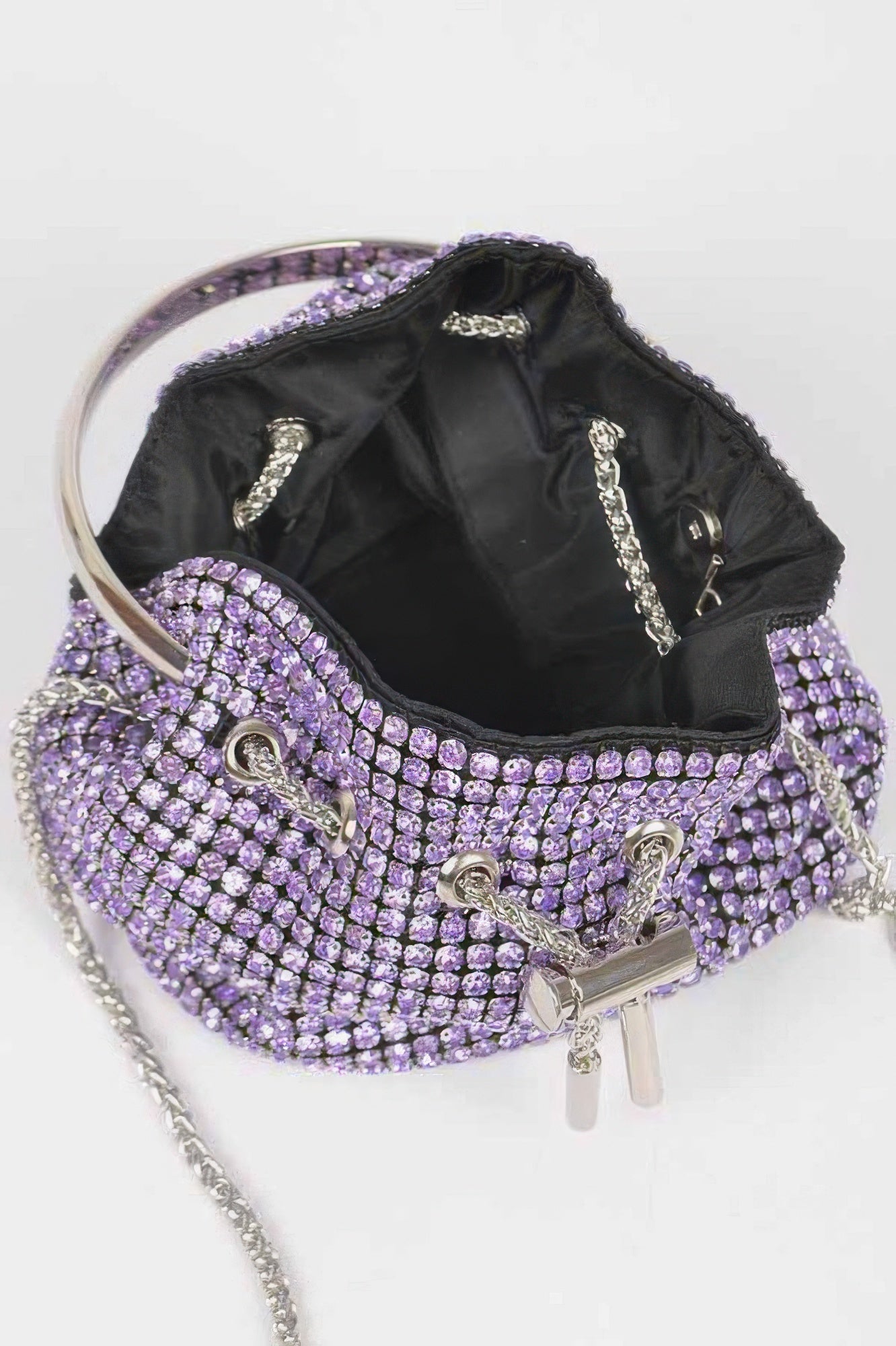 Oversized Rhinestone Clutch - Crowned Energy CO.