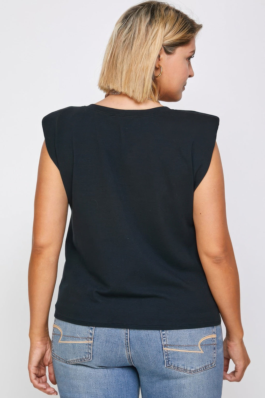 Padded Shoulder Top - Crowned Energy CO.