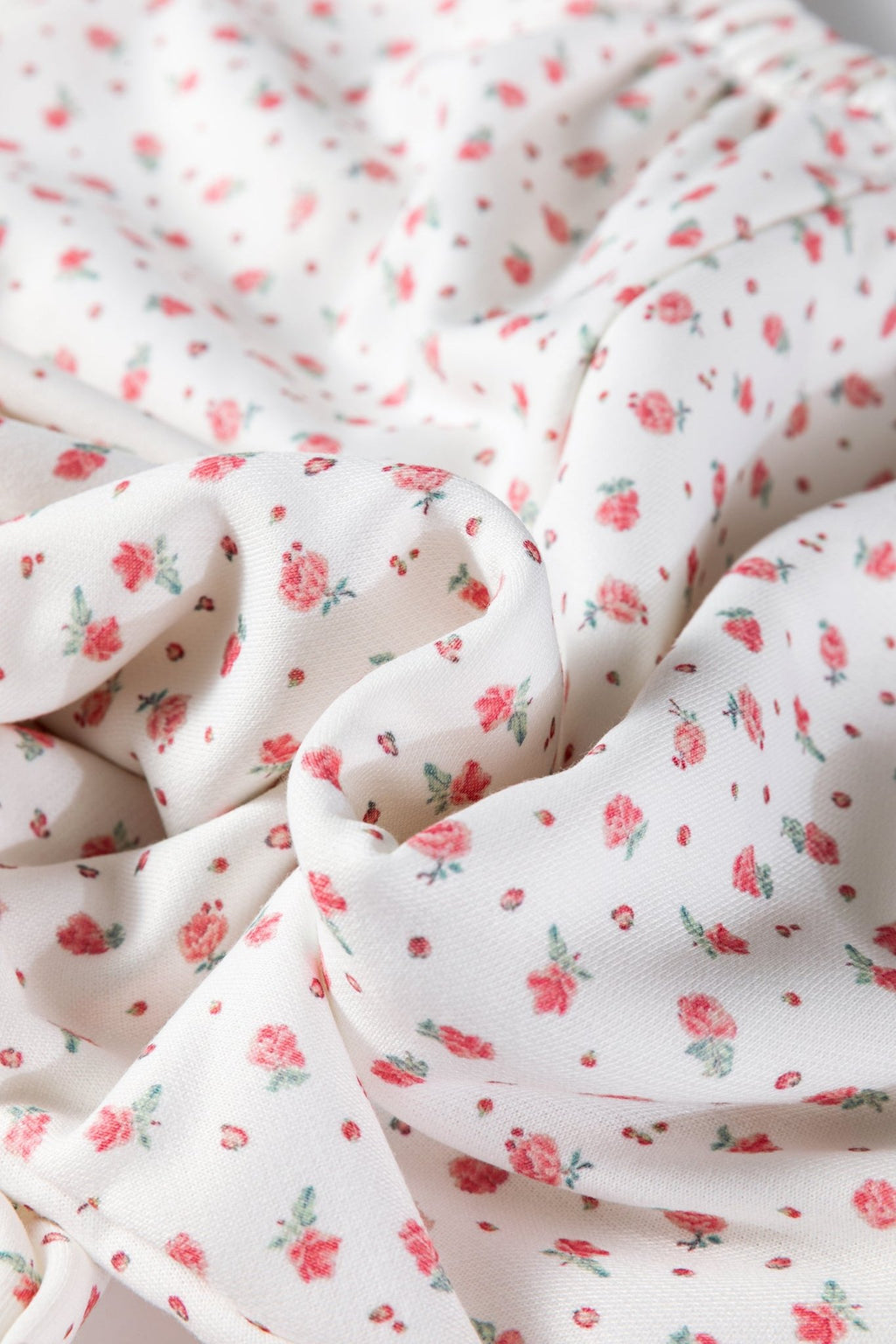 Pink Floral Print Kangaroo Pocket Hoodie Sheath Sweatpants Set - Crowned Energy CO.