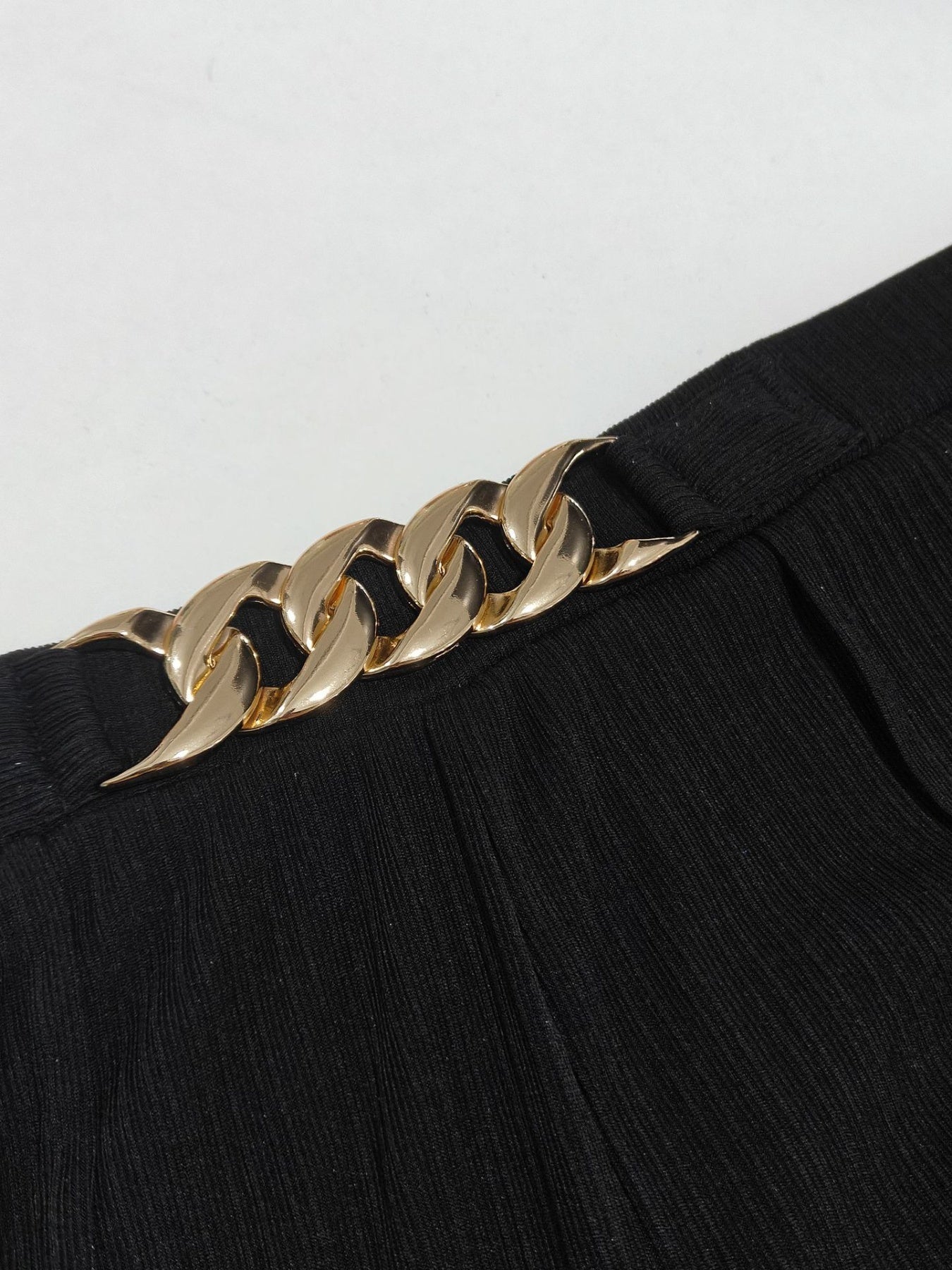 Plus Size Chain - Waist Wide - Leg Pants - Crowned Energy CO.