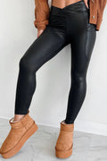 Pocketed V - Cut Waist Leggings - Crowned Energy CO.