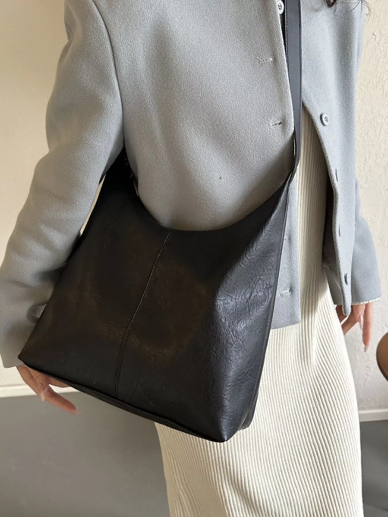 PU Leather Crossbody Bag - Crowned Energy CO.