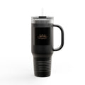 Crowned Energy CO. 40oz / Black Printify Mug Queen Insulated Travel Mug, 40oz