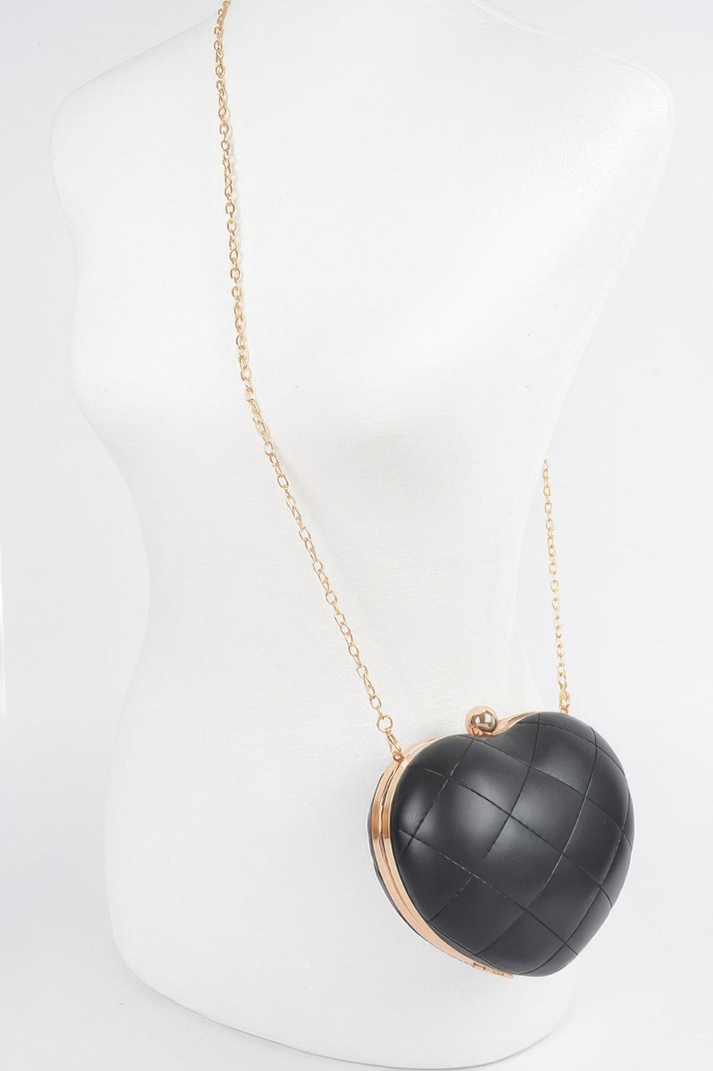 Quilted Heart Crossbody Bag - Crowned Energy CO.