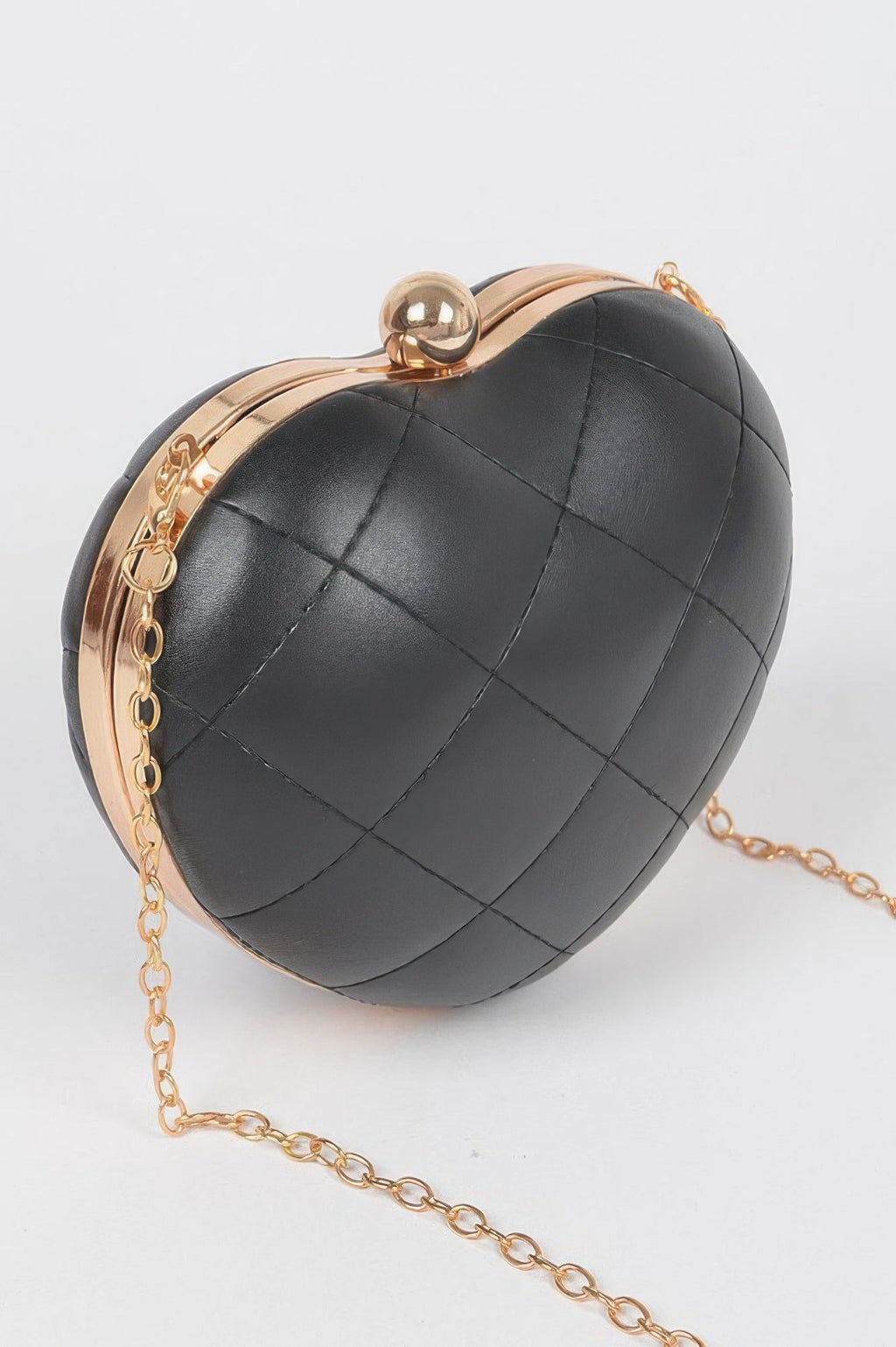 Quilted Heart Crossbody Bag - Crowned Energy CO.