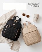 Quilted Oxford Backpack in Durable Oxford Cloth - Crowned Energy CO.