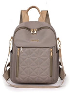 Crowned Energy CO. Black / One Size Trendsi Accessories Quilted Oxford Cloth Backpack Bag