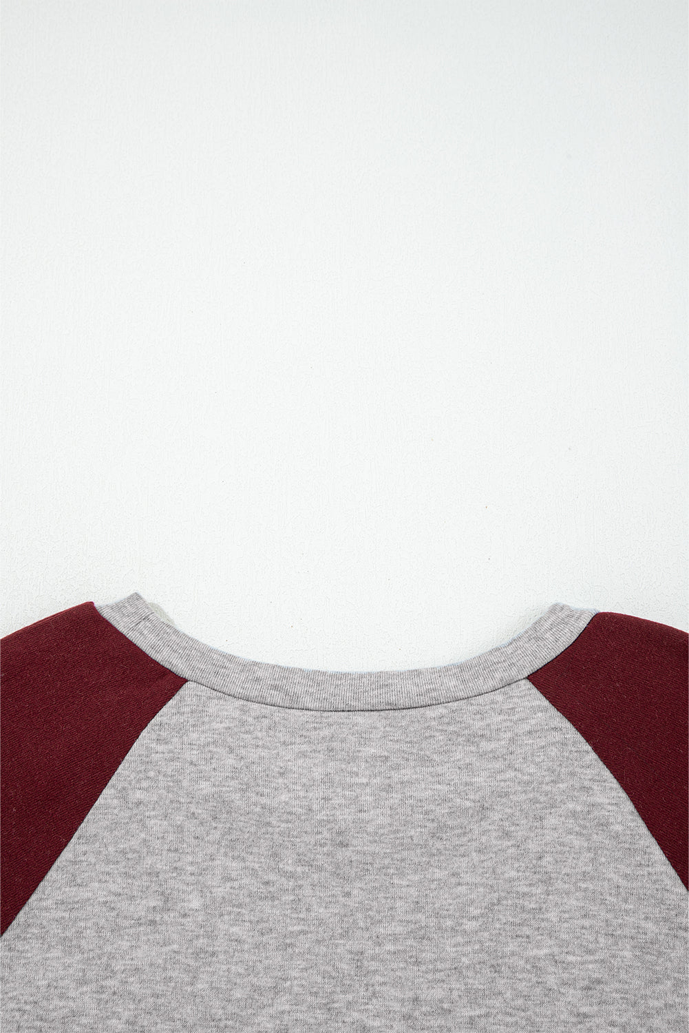 Red Dahlia Colorblock Raglan Long Sleeve T Shirt - Crowned Energy CO.