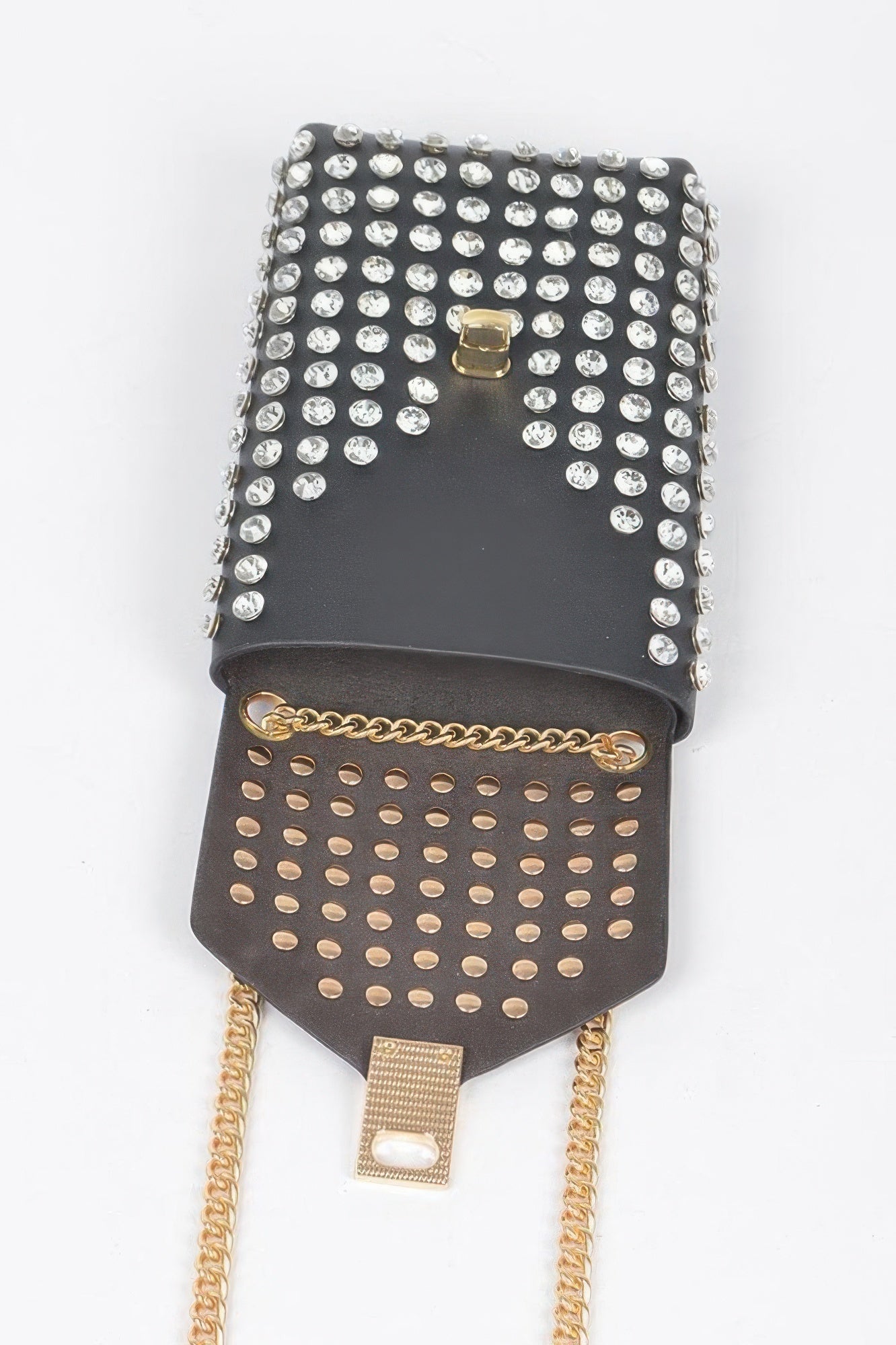 Rhinestone Cellphone Crossbody Belt Bag - Crowned Energy CO.