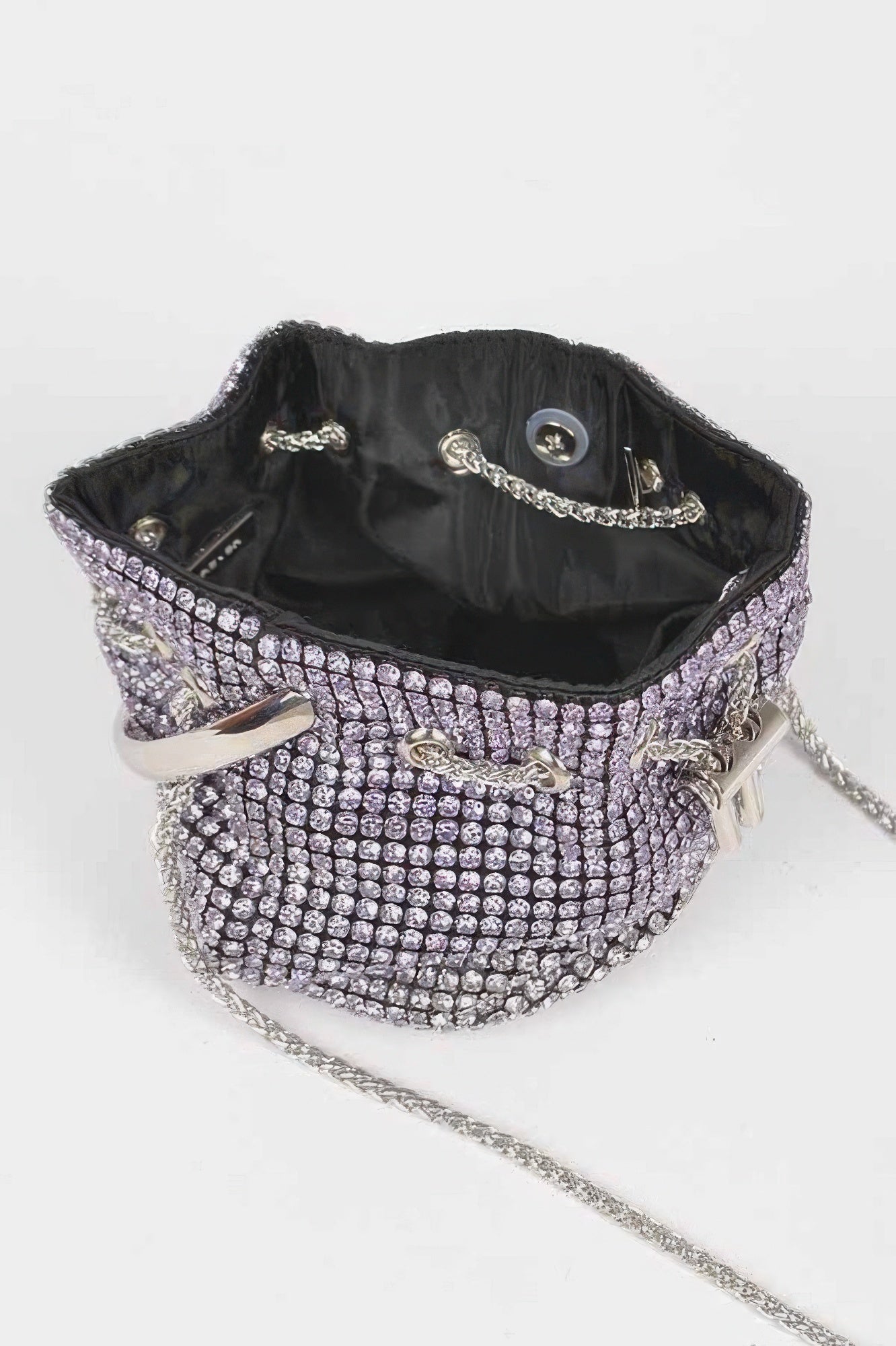 Rhinestone Ombre Bucket Bag - Crowned Energy CO.