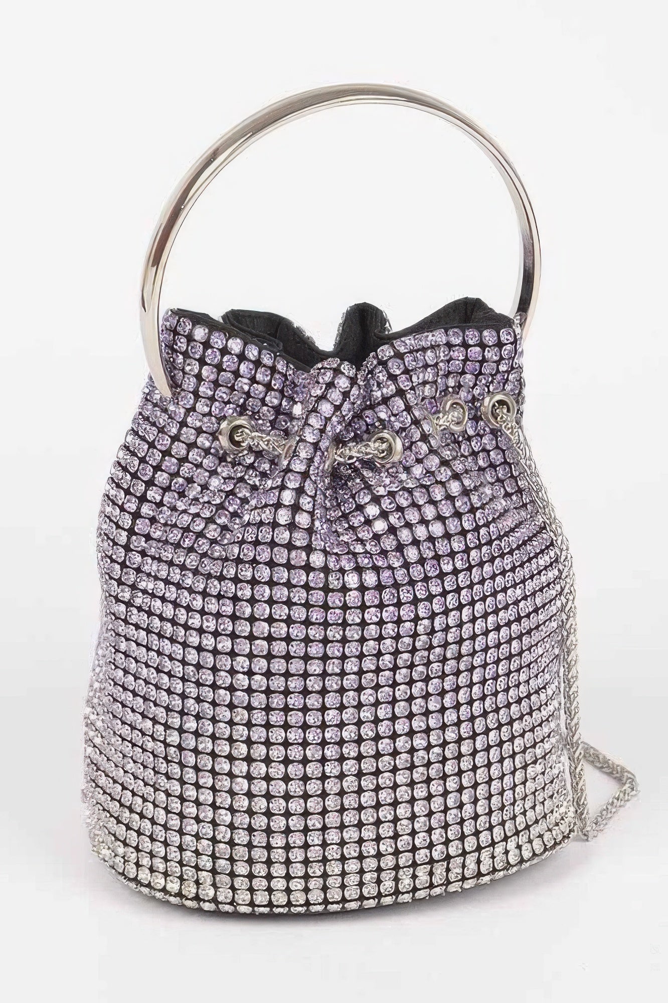 Rhinestone Ombre Bucket Bag - Crowned Energy CO.