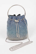 Rhinestone Ombre Bucket Bag - Crowned Energy CO.