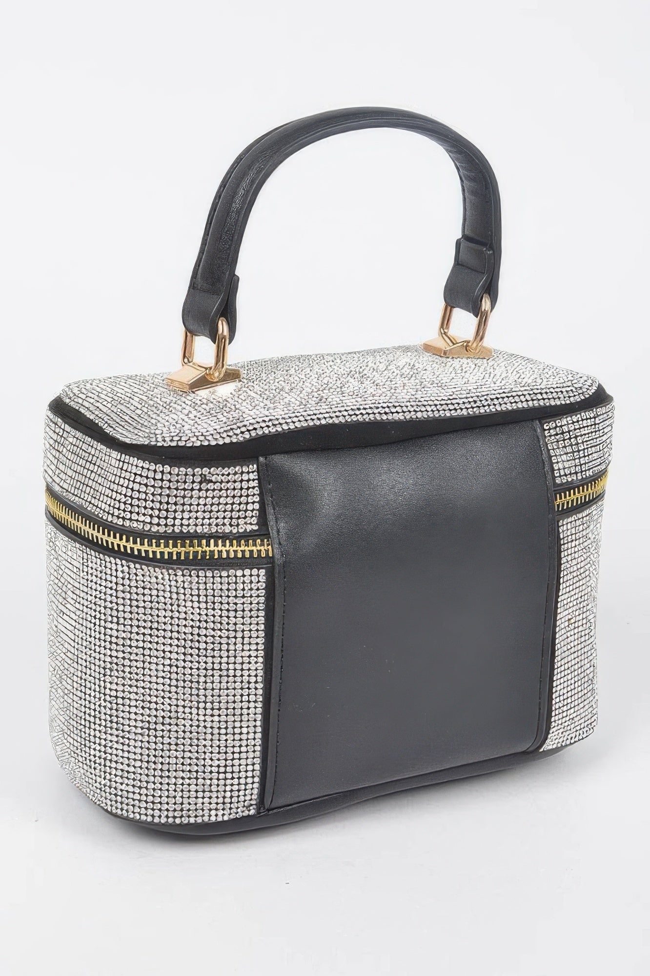 Rhinestone Top Handle Clutch - Crowned Energy CO.