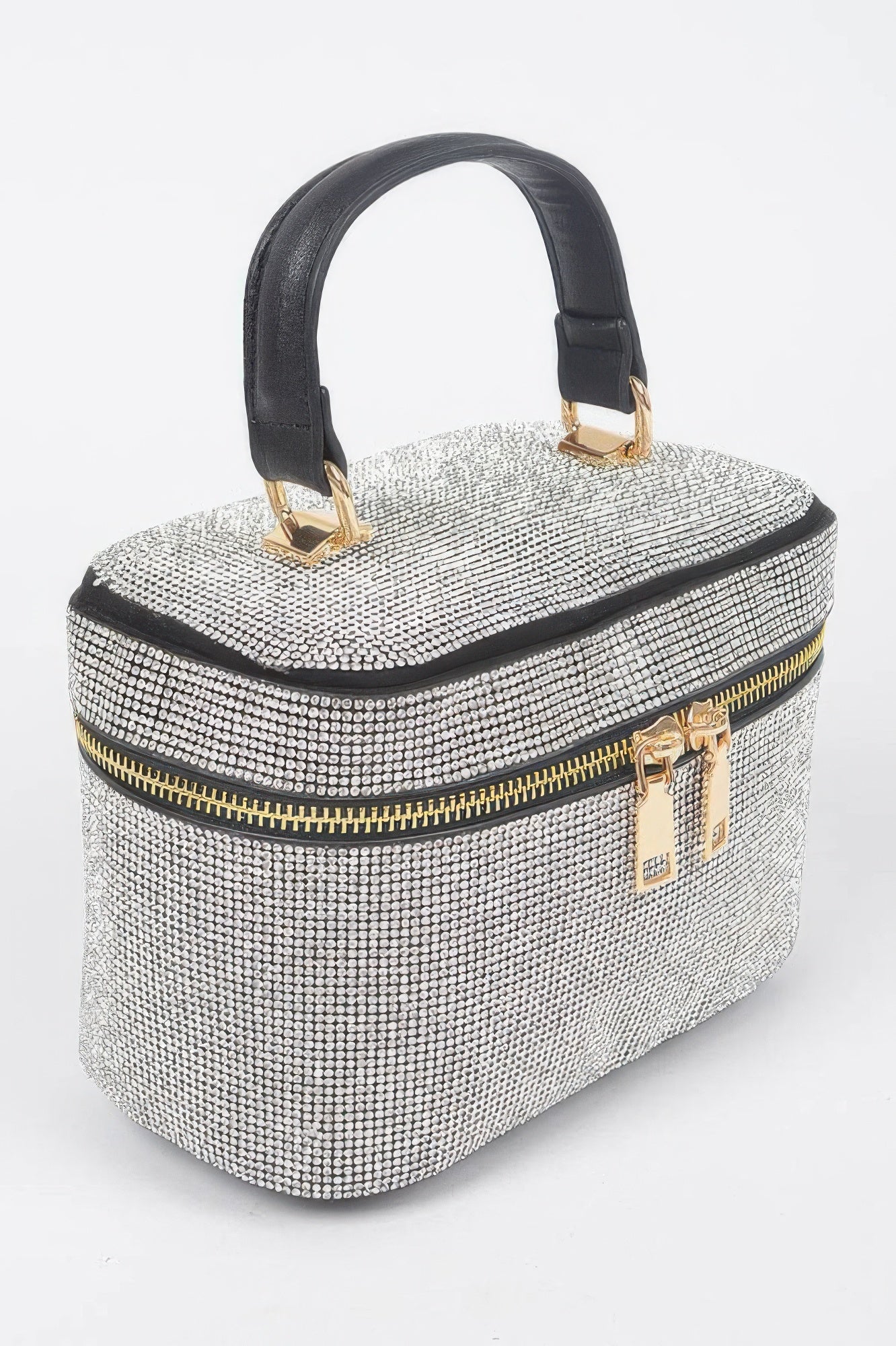 Rhinestone Top Handle Clutch - Crowned Energy CO.