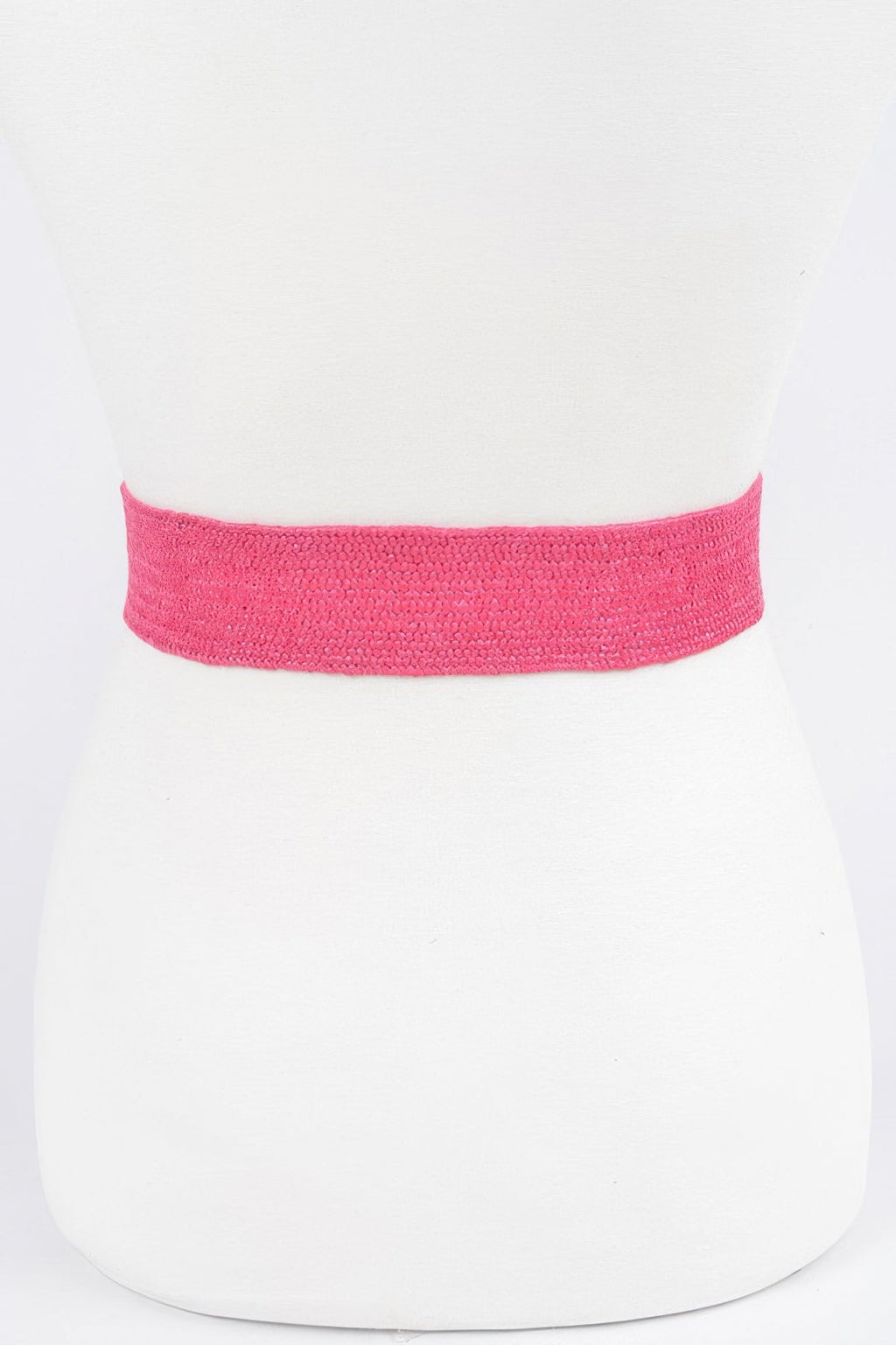 Round Handmade Bamboo Buckle Elastic Belt - Crowned Energy CO.