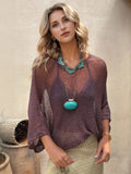 Round Neck Long Sleeve Cover - Up - Crowned Energy CO.