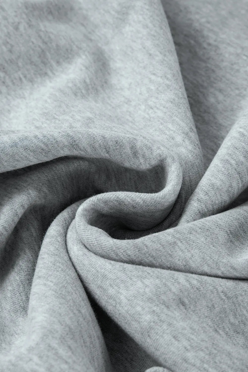 Crowned Energy CO. White / S Trendsi Sweaters & Cardigans/Cardigans Round Neck Long Sleeve Sweatshirt