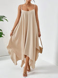 Scoop Neck Midi Cami Dress - Crowned Energy CO.