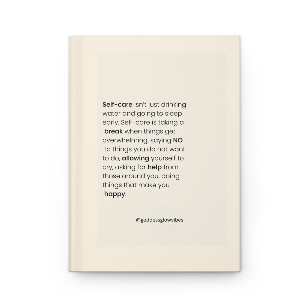 Crowned Energy CO. Journal Printify Paper products Hardcover Self-Care Journal for Mental Health, Gratitude & Wellness