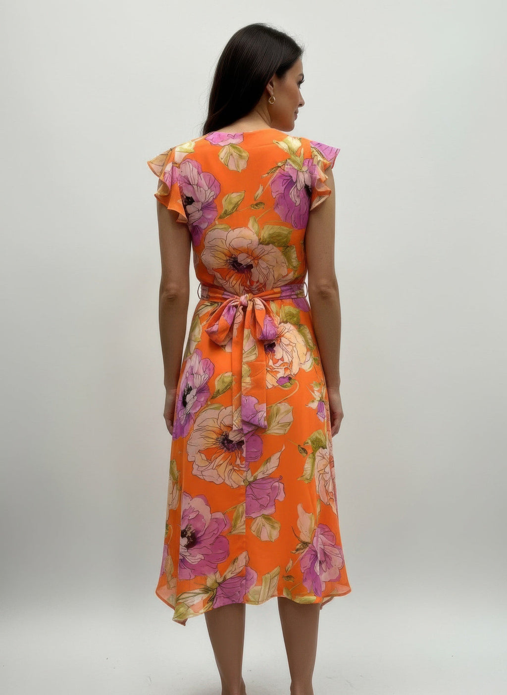 Shelby & Palmer Floral Ruffled Sleeve - Crowned Energy CO.