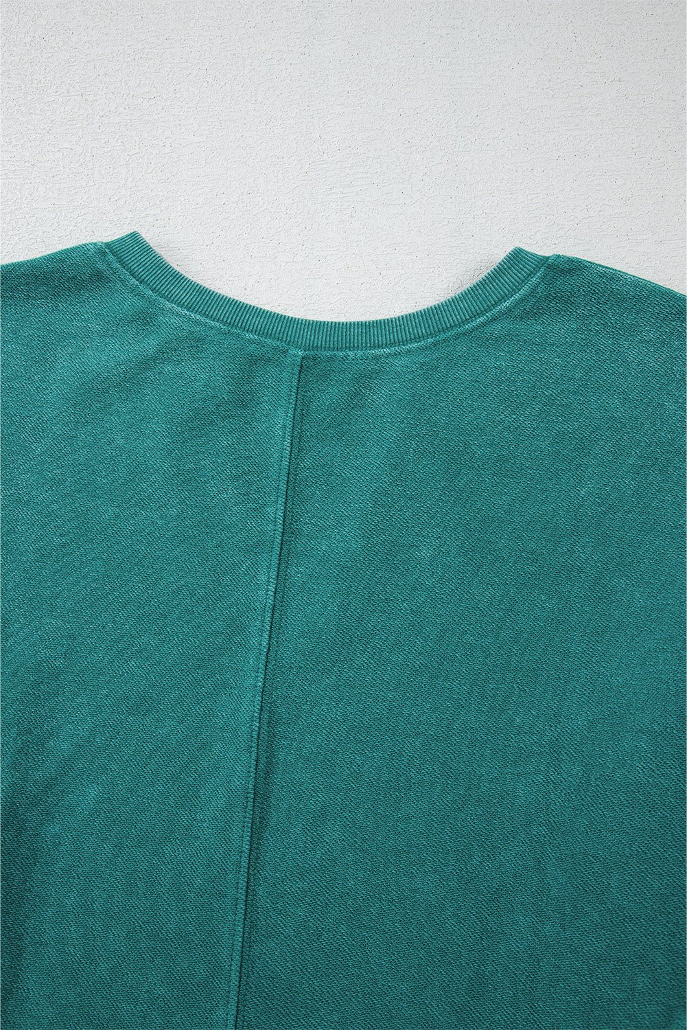 Crowned Energy CO. Skobeloff / S / 65%Polyester+35%Cotton Dear-Lover Dropshipping Tops/Sweatshirts & Hoodies Skobeloff Solid Color Notched Neck Drop Shoulder Sweatshirt