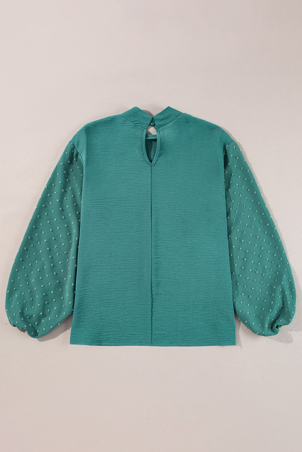 Skobeloff Swiss Dot Balloon Sleeve Loose Blouse - Crowned Energy CO.