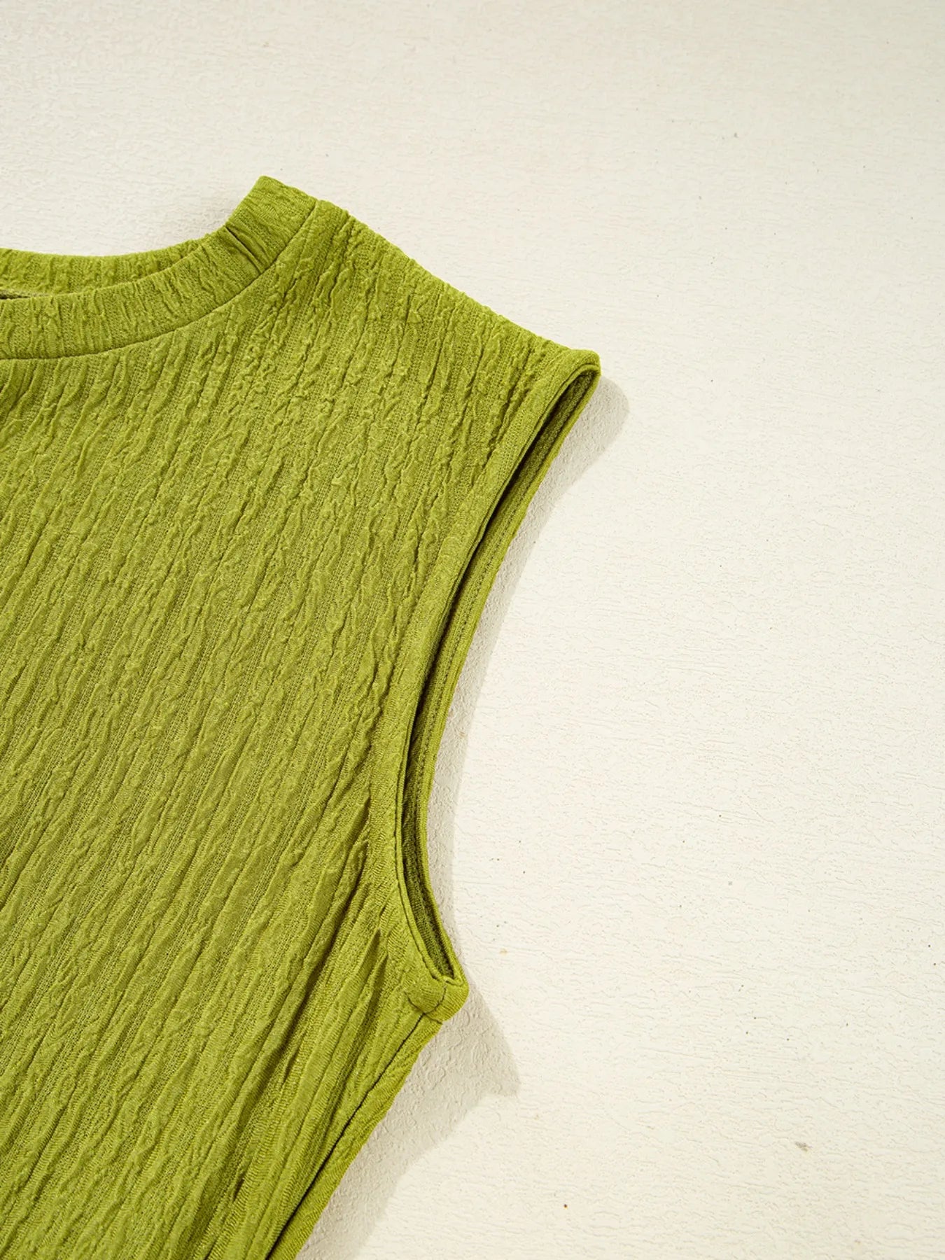 Crowned Energy CO. Light Blue / S Trendsi Dresses/Mini Dresses Sleeveless Ribbed Bodycon Dress