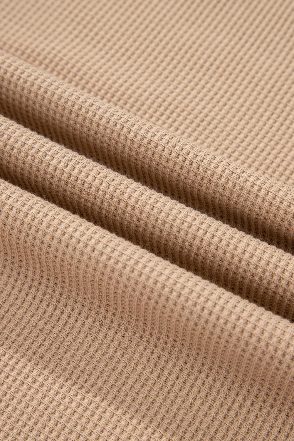 Smoke Gray Waffle Aztec Patchwork Raglan Sleeve Knit Top - Crowned Energy CO.