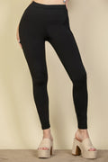Crowned Energy CO. Black / S CCWHOLESALECLOTHING Solid High Waist Legging