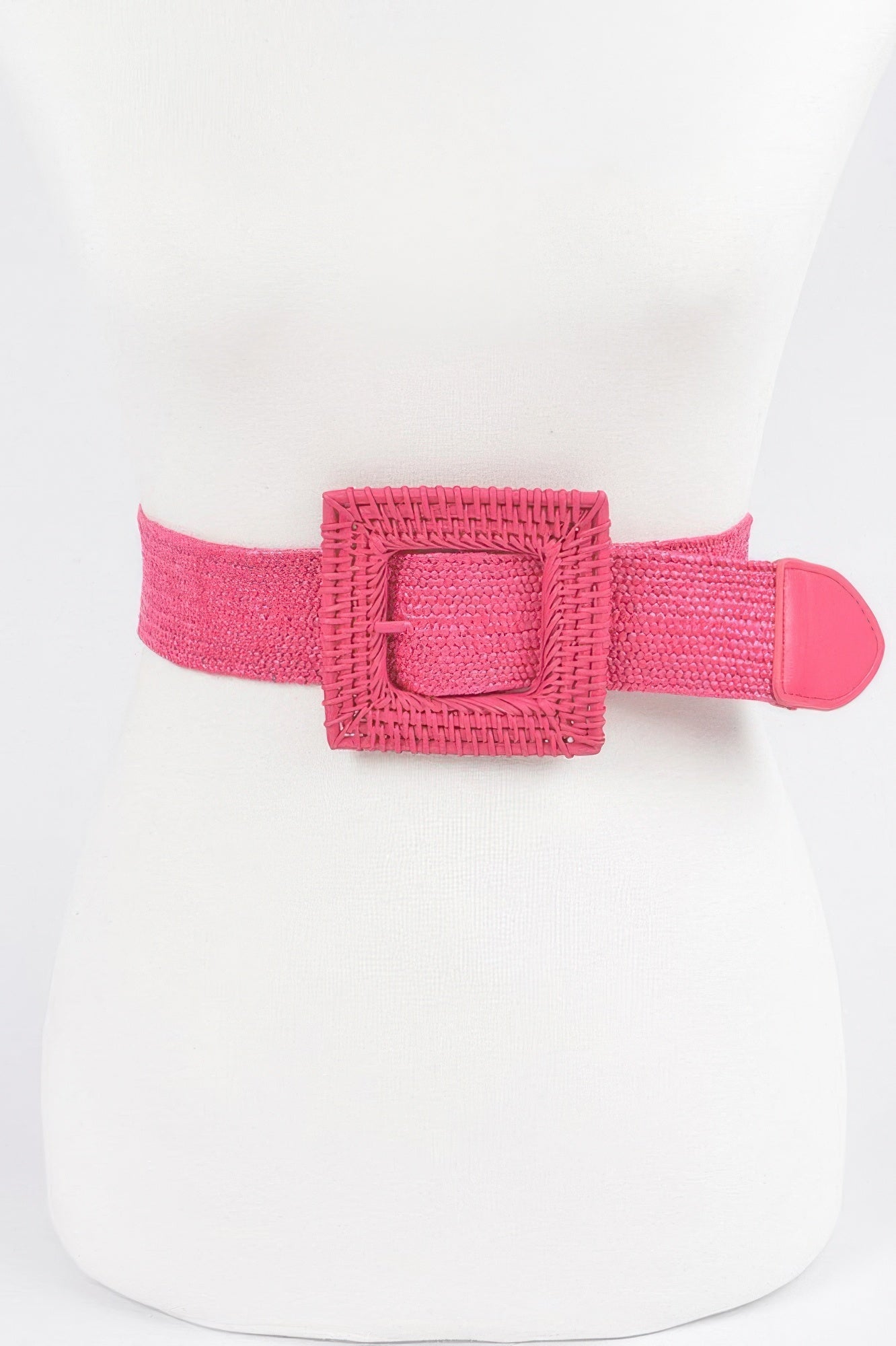 Square Straw Buckle Belt - Crowned Energy CO.