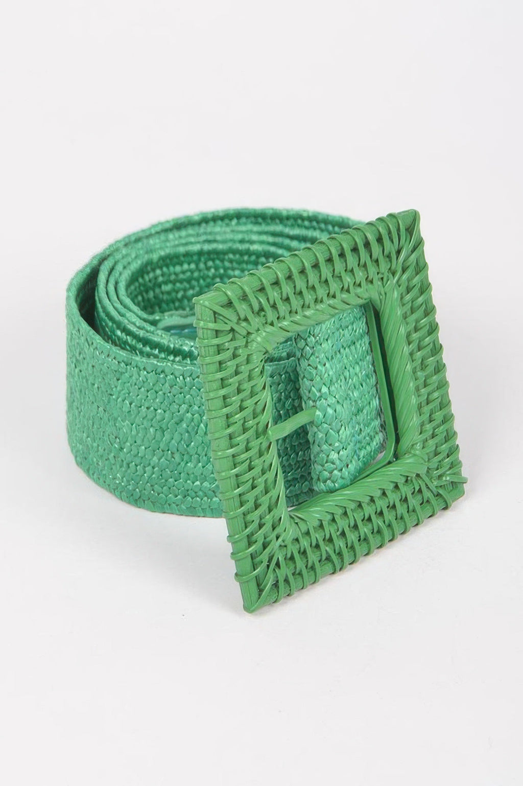 Square Straw Buckle Belt - Crowned Energy CO.