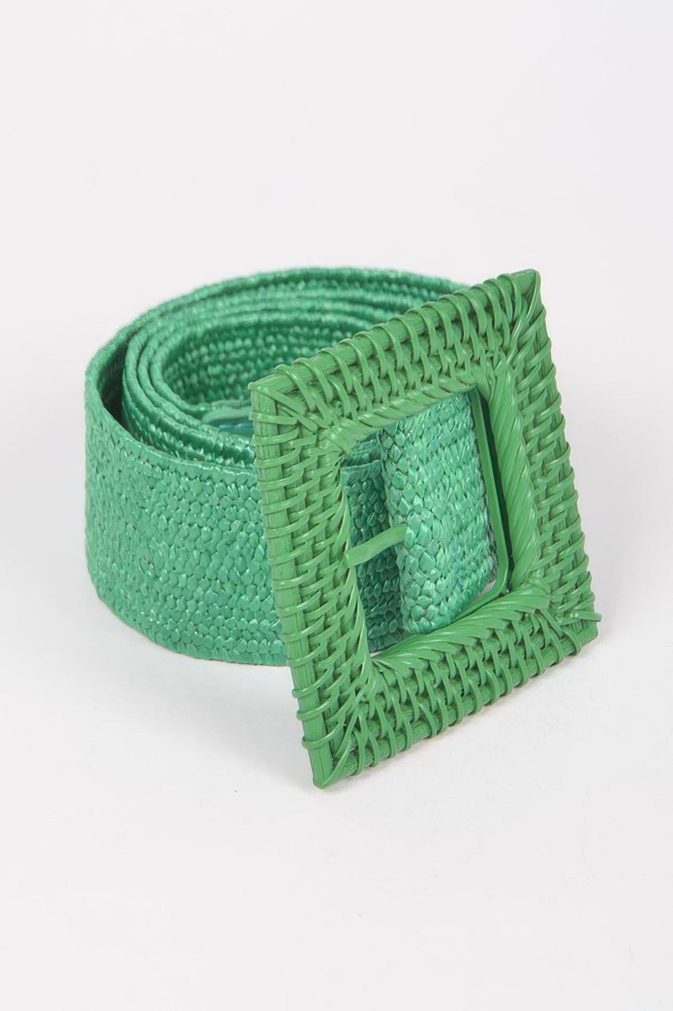Square Straw Buckle Belt - Crowned Energy CO.