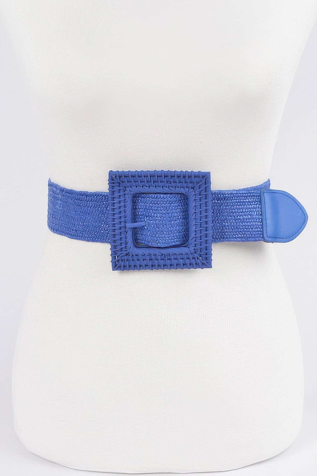 Square Straw Buckle Belt - Crowned Energy CO.