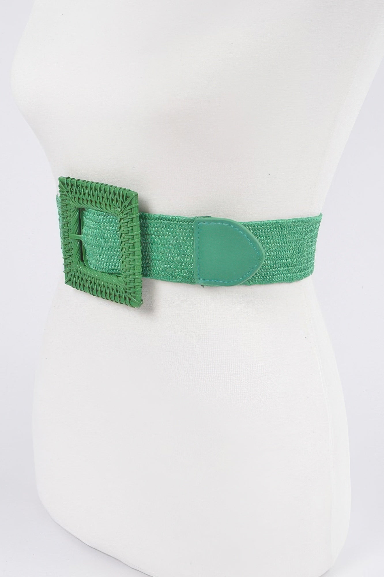 Square Straw Buckle Belt - Crowned Energy CO.